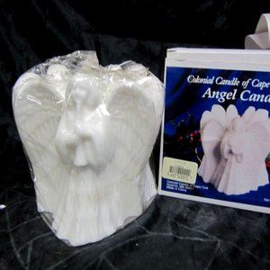 80'S TO 90'S COLONIAL CANDLE OF CAPE COD ANGEL CANDLE SOLID CANDLE W/ORIG BOX